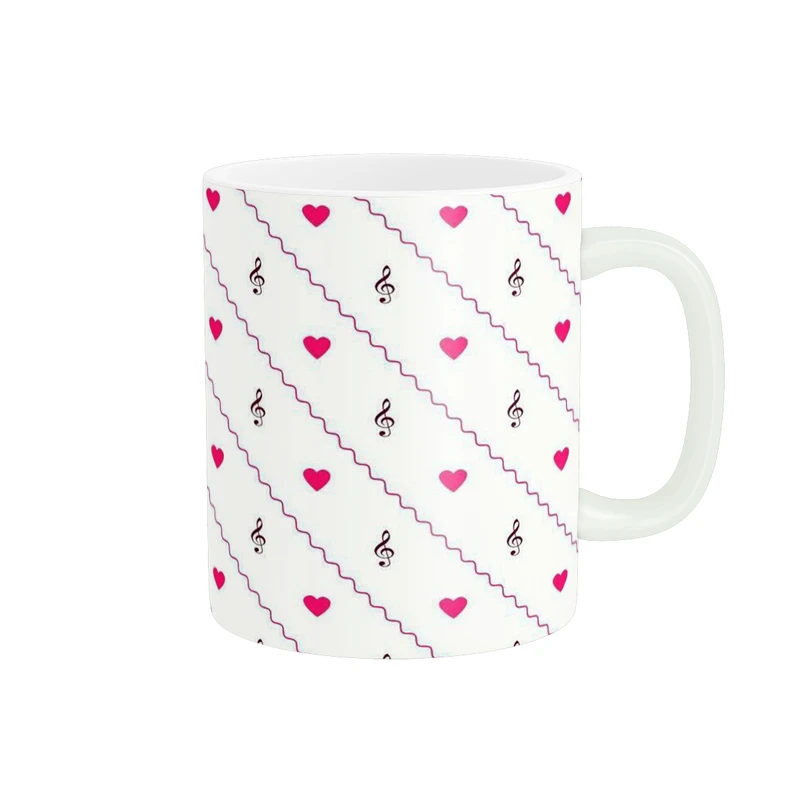 ماگ پاد آفرین طرح قلب کد 5459