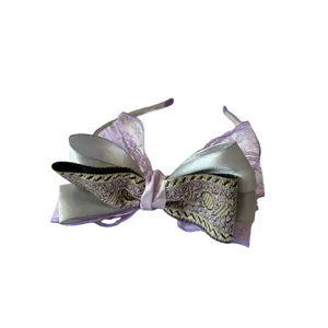 تل دست دوز زنانه مدل پاپیونی 35