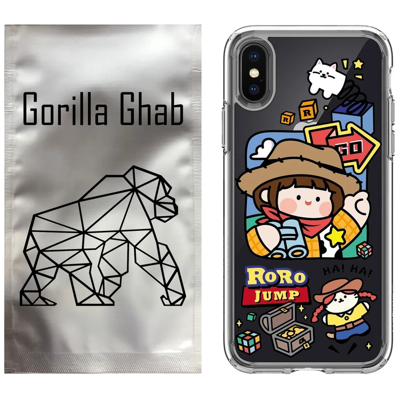 کاور گوریلا قاب مدل CLG کد 29 طرح دختر خوشحال مناسب برای گوشی موبایل اپل iPhone X / XS
