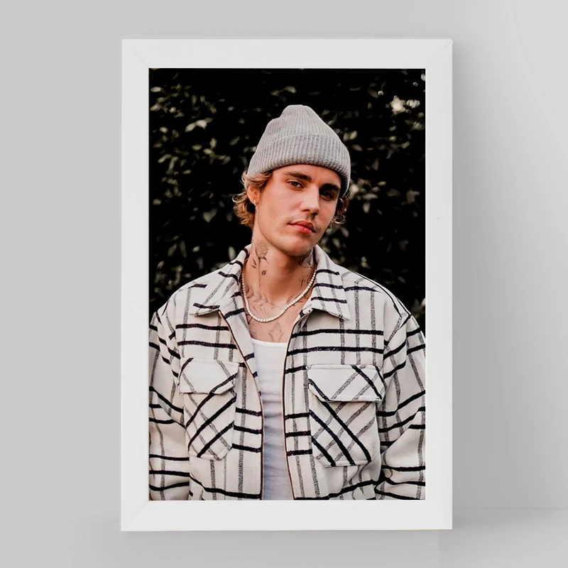 تابلو خندالو مدل جاستین بیبر Justin Bieber کد 19029