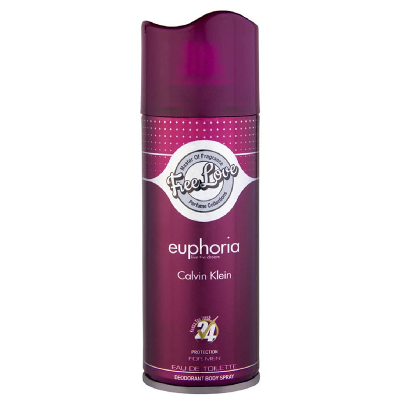 اسپری خوشبو کننده بدن مردانه فری لاو مدل Euphoria حجم 200 میلی لیتر