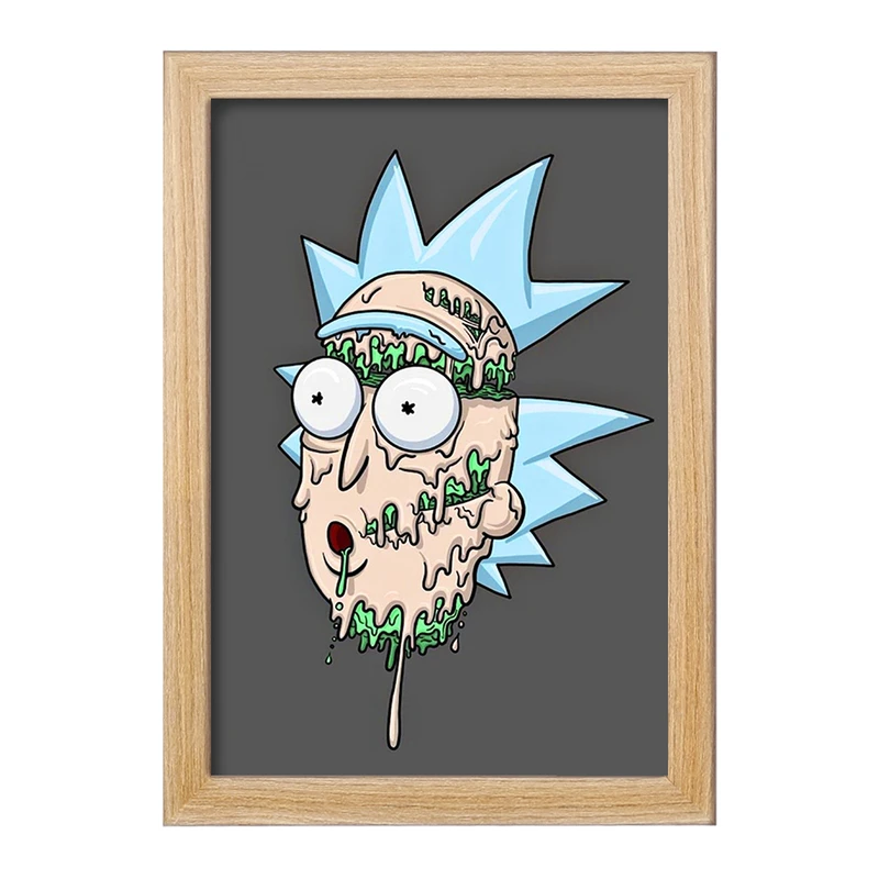 تابلو خندالو مدل ریک و مورتی Rick and Morty  کد 3208