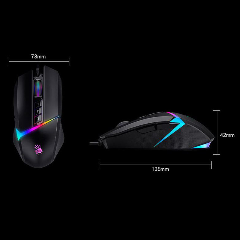 ماوس مخصوص بازی بلادی مدل W_6O_MAX_RGB_ ACTIVATED