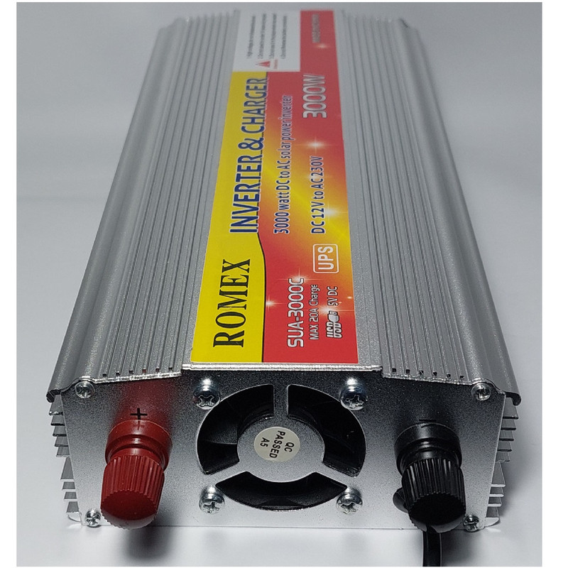 اینورتر شارژر رومکس مدل SUA-3000C ظرفیت 3000 وات