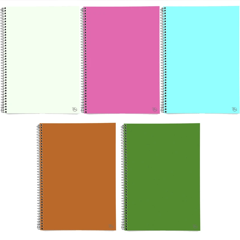 دفتر مشق 50 برگ مدوپد طرح ساده کد BD10015 مجموعه 5 عددی