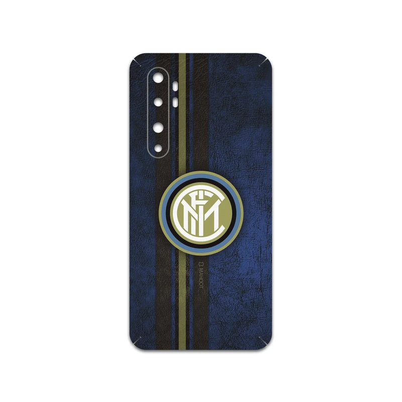 برچسب پوششی ماهوت مدل Inter-Milan-FC مناسب برای گوشی موبایل شیائومی Mi Note 10 Lite
