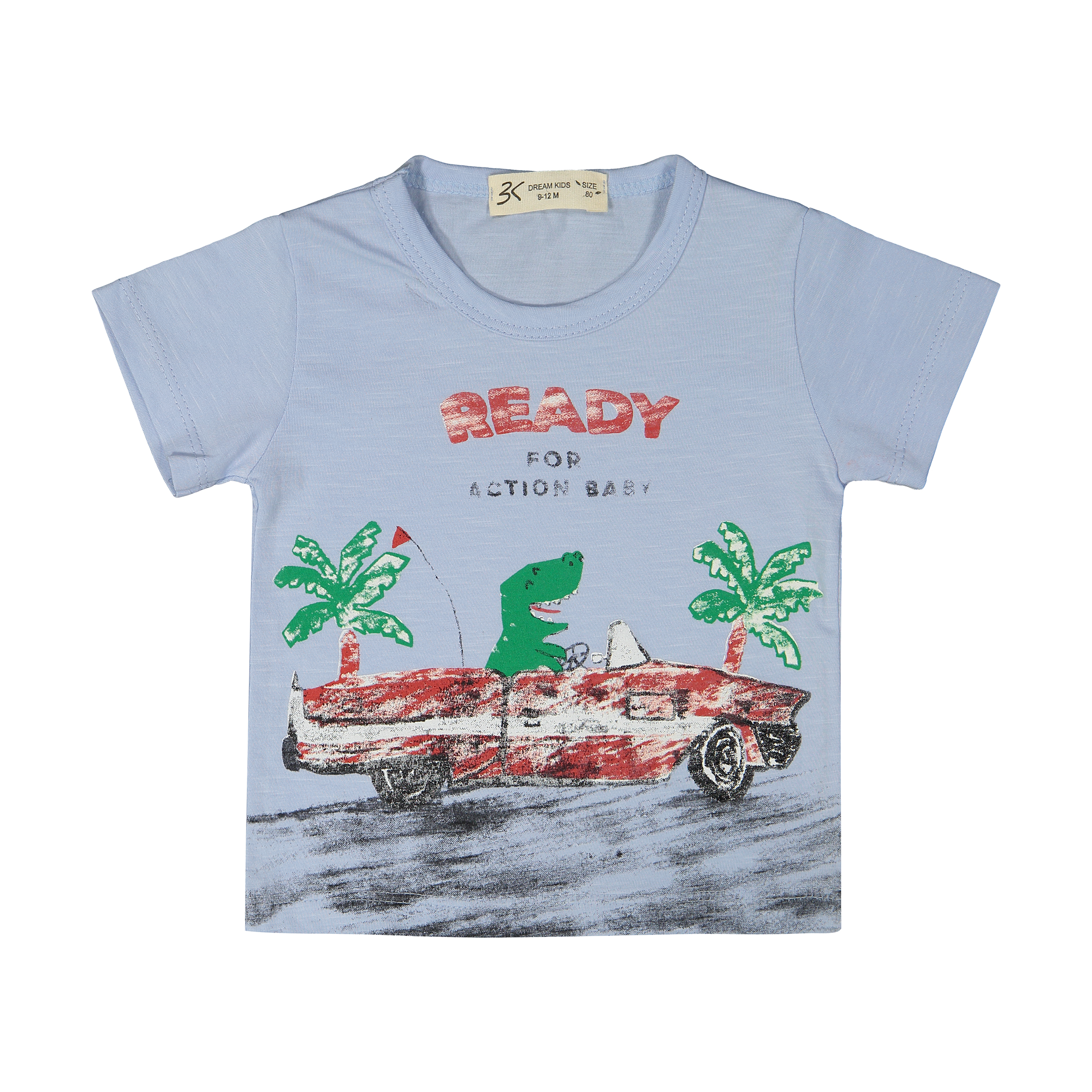 تی شرت نوزادی پسرانه بی کی مدل 2211118-51 -  - 1