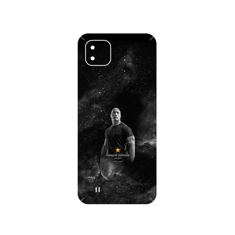 برچسب پوششی ماهوت مدل Dwayne Johnson مناسب برای گوشی موبایل ریلمی C11 2021