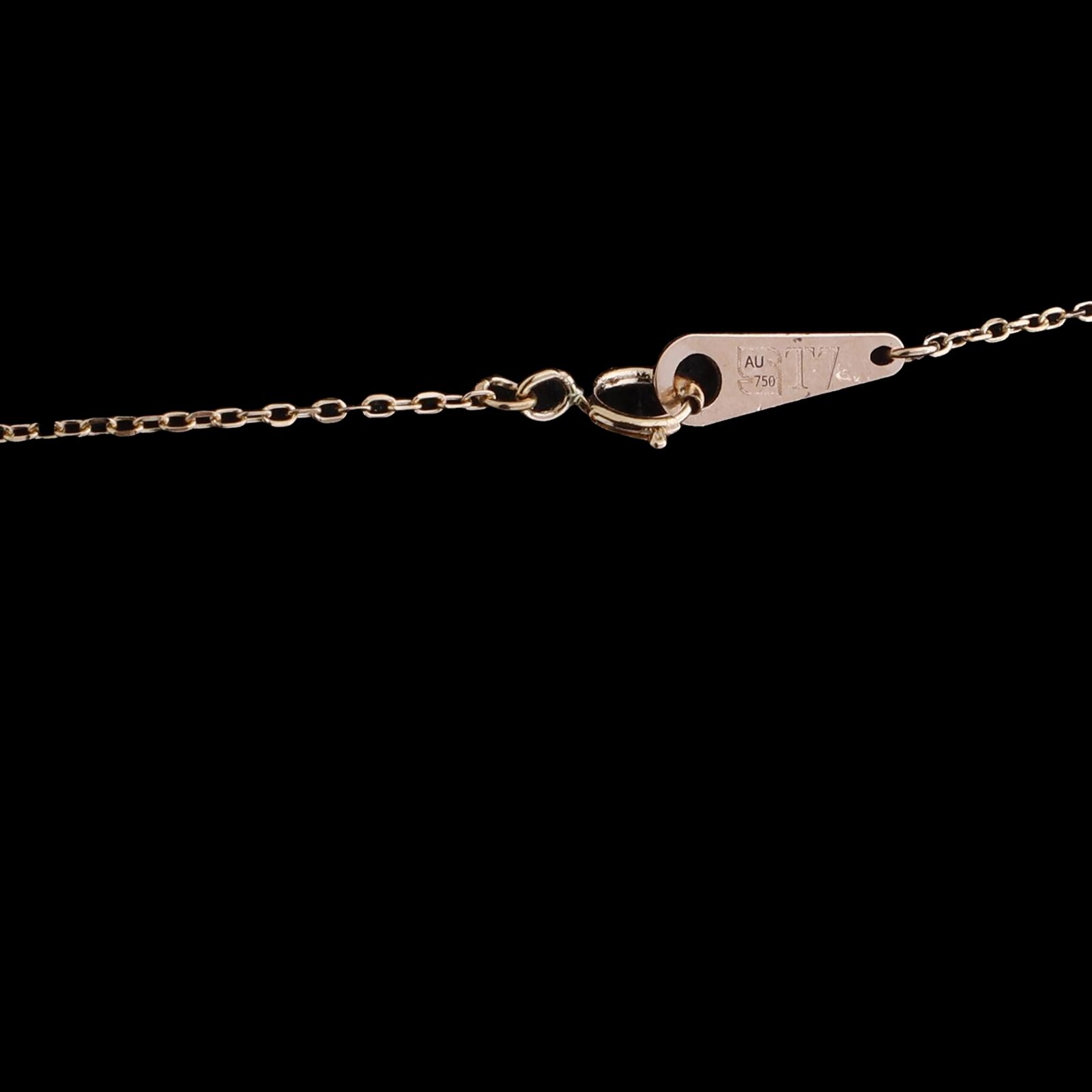 گردنبند طلا 18 عیار زنانه روبی آرت گالری مدل 21290068 -  - 3