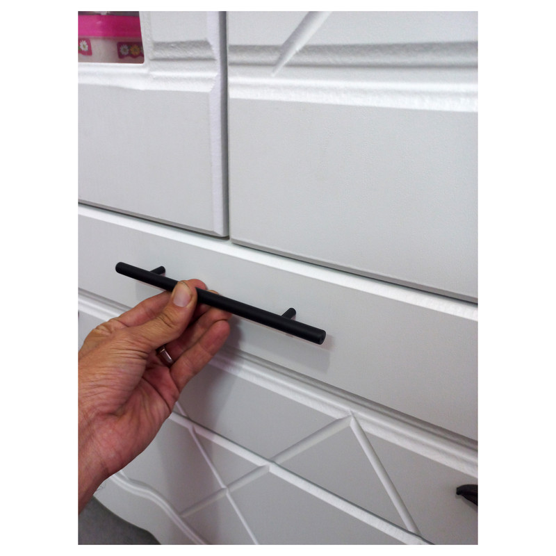 دستگیره کابینت مدل میله ای کد LK128 بسته 3 عددی