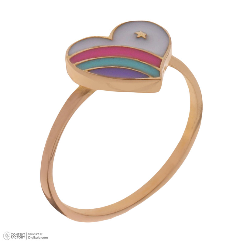 انگشتر طلا 18 عیار دخترانه میو گلد مدل R1329-45