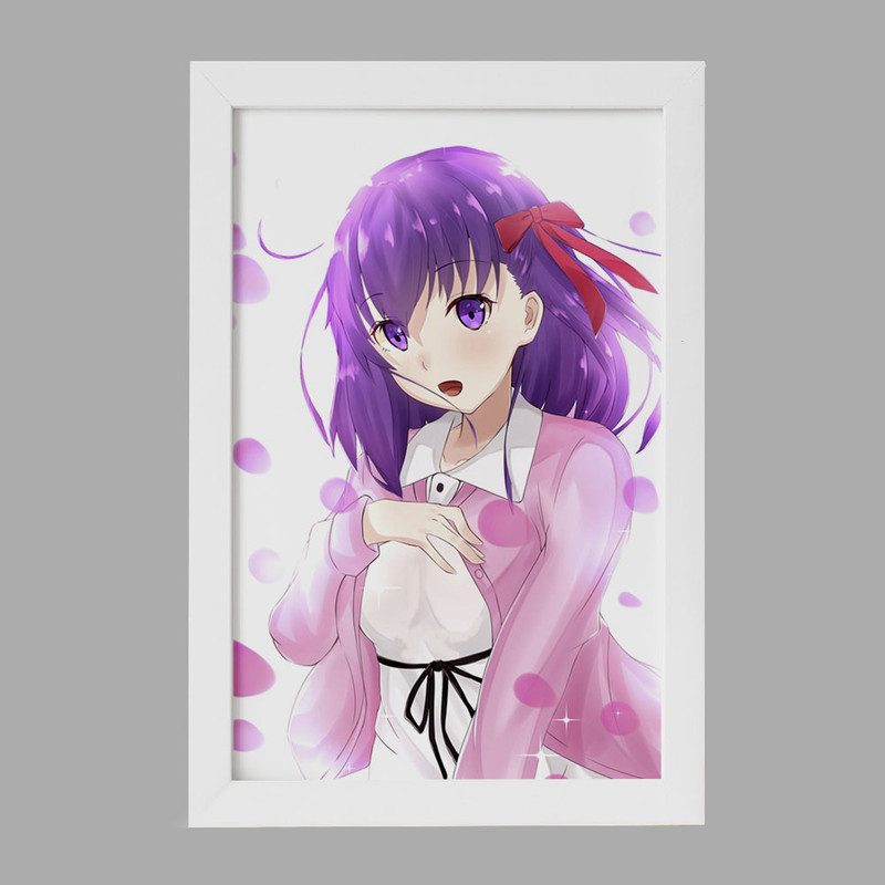تابلو خندالو مدل ساکورا انیمه فیت استی نایت Fate Stay Night کد 22754