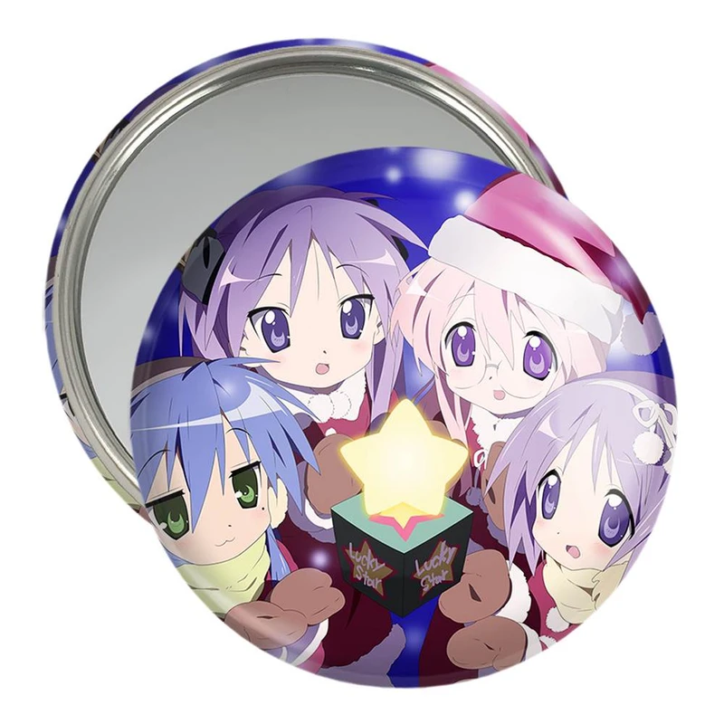 آینه جیبی خندالو مدل انیمه ستاره خوش شانس Lucky Star  کد 23603