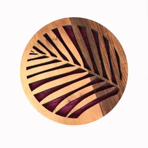 زیر لیوانی مدل برگ کد 01 بسته 4 عددی