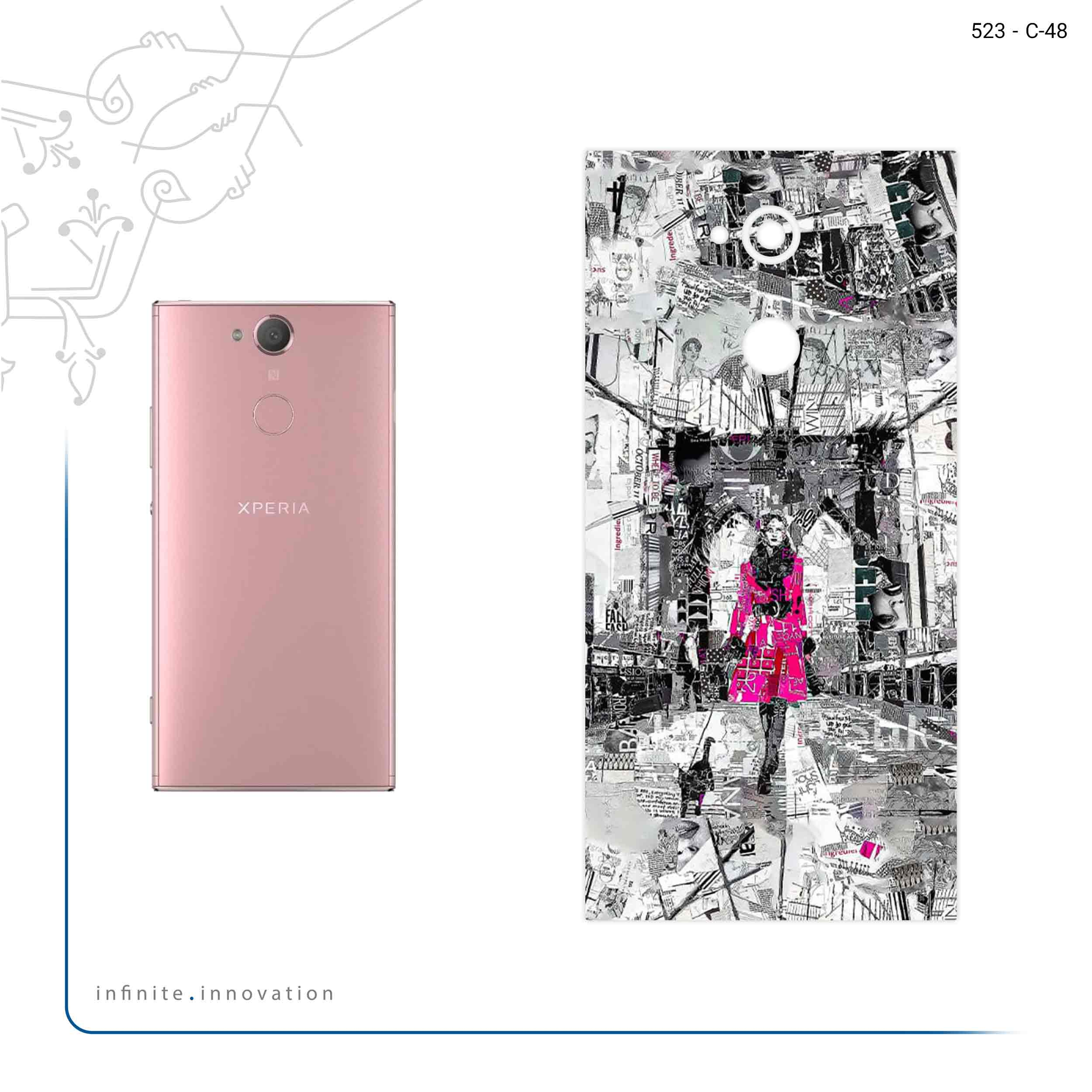 برچسب پوششی ماهوت مدل Collage of Catwalk Bridge مناسب برای گوشی موبایل سونی Xperia XA2 Ultra