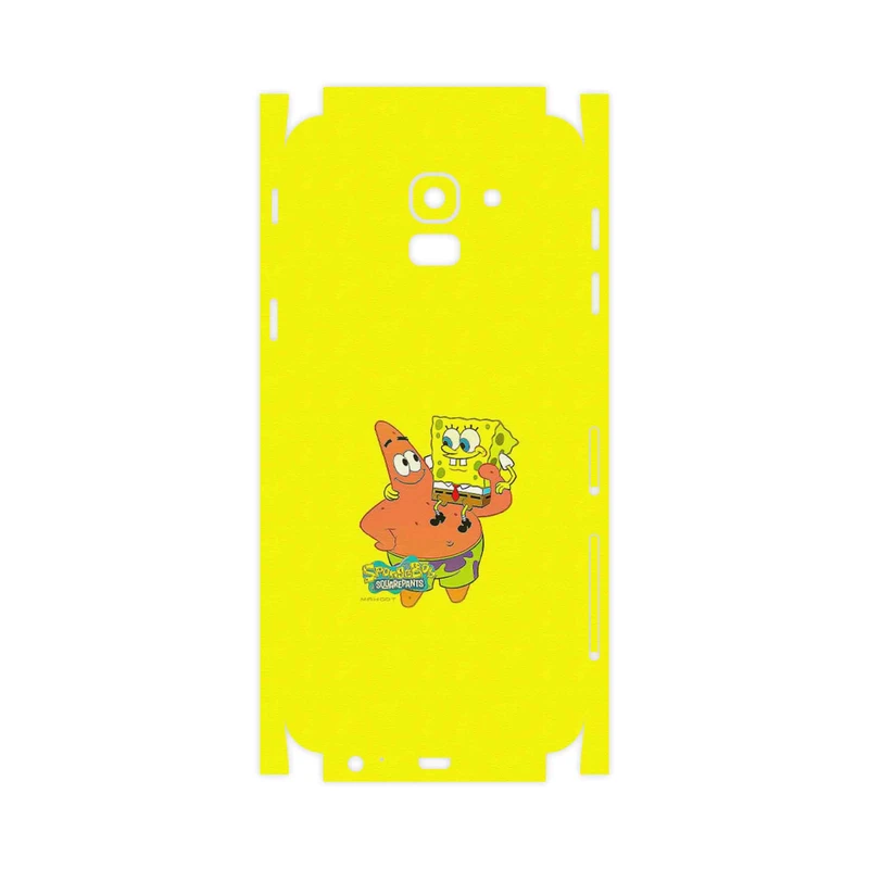 برچسب پوششی ماهوت مدل SpongeBob SquarePants-FullSkin مناسب برای گوشی موبایل سامسونگ Galaxy J6
