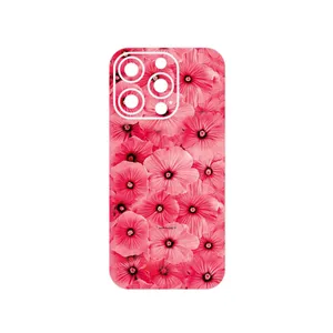 MAHOOT Pink_Flower Cover Sticker for Apple iPhone 14 Pro