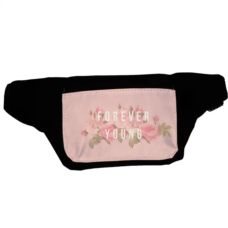 کیف کمری طرح بلک پینک کد Kp18