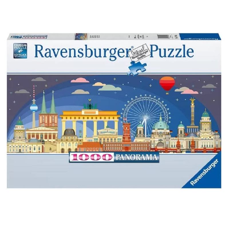 پازل 1000 تکه راونزبرگر مدل Panorama Nights in Berlin کد 17395
