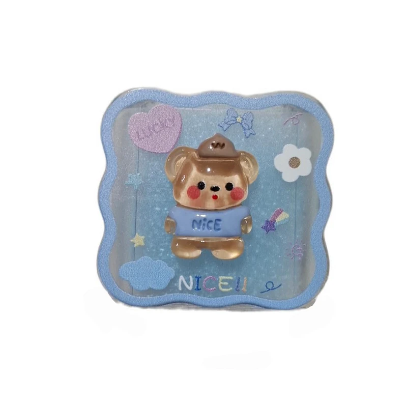 محافظ شارژر دیواری طرح خرس مدل MPO7 مناسب برای شارژر اپل و شیائومی 18 وات دو پین