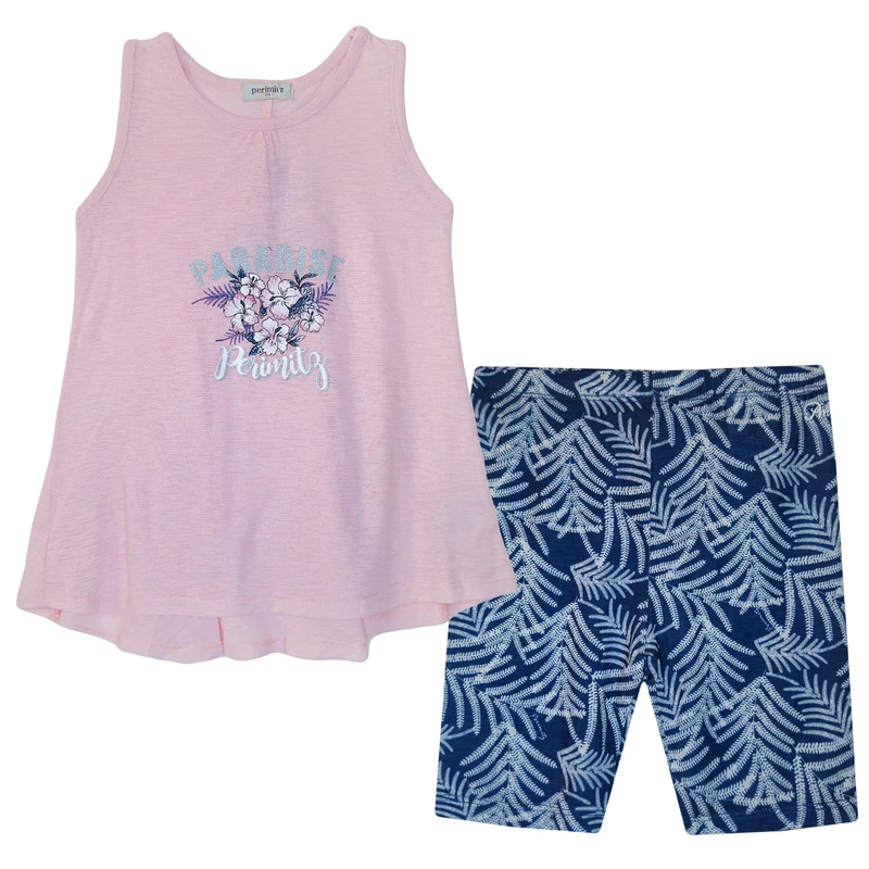 ست تاپ و شلوارک دخترانه پریمیتز مدل SEP-MODSAZ0044