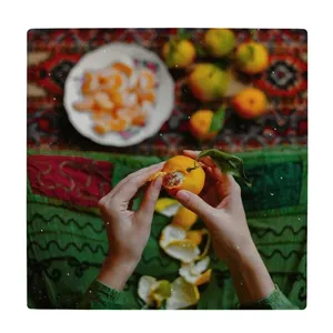  زیر لیوانی طرح نارنگی کد    4074922_2823