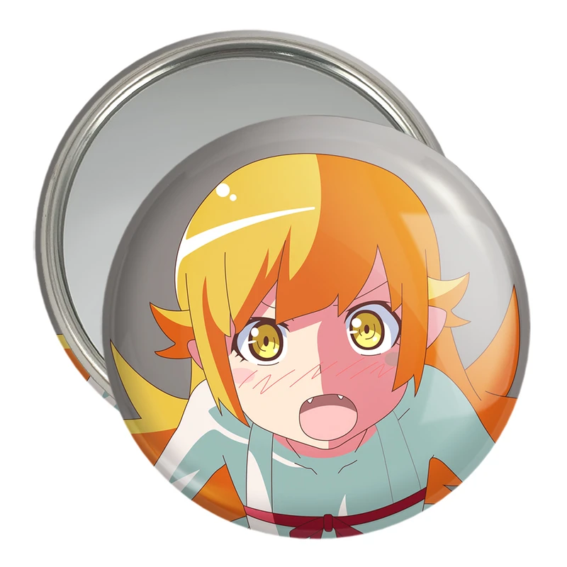 آینه جیبی خندالو مدل شینوبو اوشینو انیمه مونوگاتاری  کد 16221