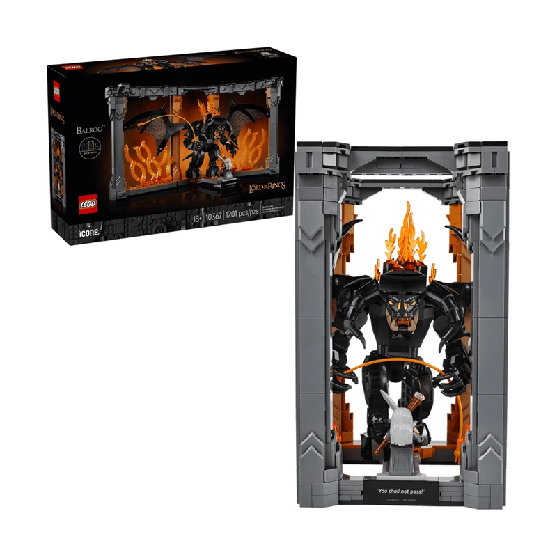لگو 1201 تکه سری Icons مدل The Lord of the Rings Balrog Book Nook کد 10367