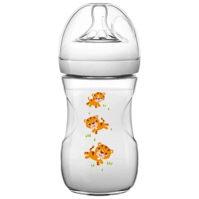 شیشه شیر اونت طرح ببر مدل SCF070/20 گنجایش 260 میلی لیتر