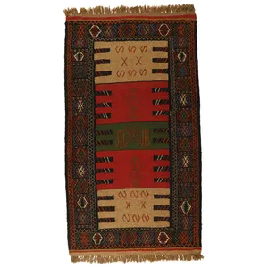 گلیم دستبافت دومتری کد 140479