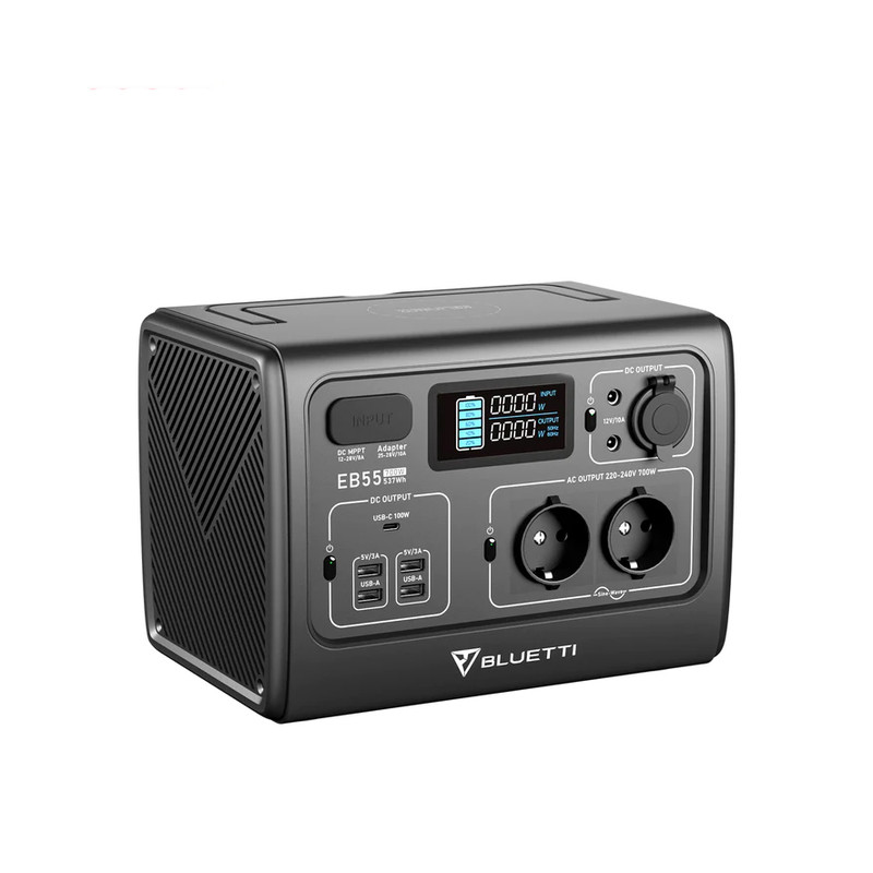 پاوربانک بلوتی مدل power station EB55 ظرفیت 196000 میلی‌آمپرساعت