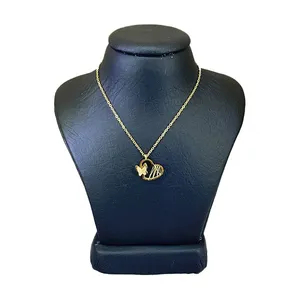 گردنبند زنانه مدل قلب خاص کد 12081