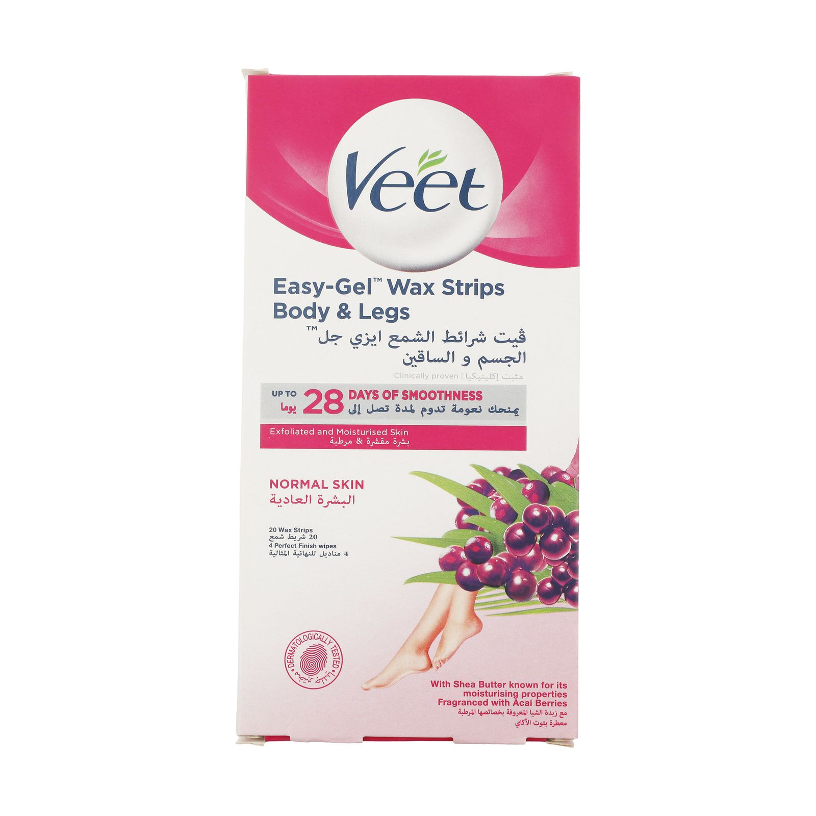 نوار موبر ویت مدل Shea Butter And Acai Berries بسته 20 عددی -  - 1