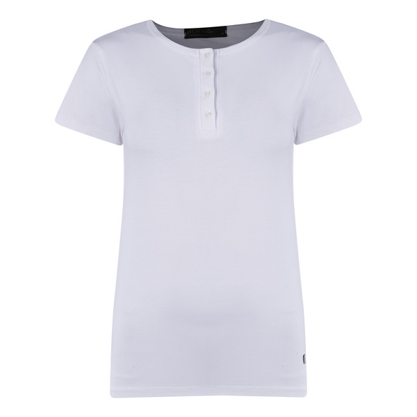 تی شرت آستین کوتاه زنانه برنس مدل رونا-01 رنگ سفید
