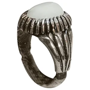 انگشتر نقره مردانه مدل گوهر شب چراغ GSC2010