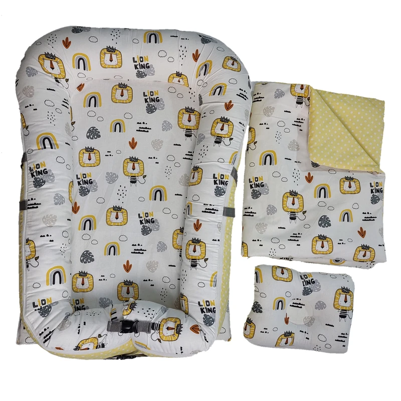 تشک غلت گیر نوزاد مدل شیر و رنگین کمان