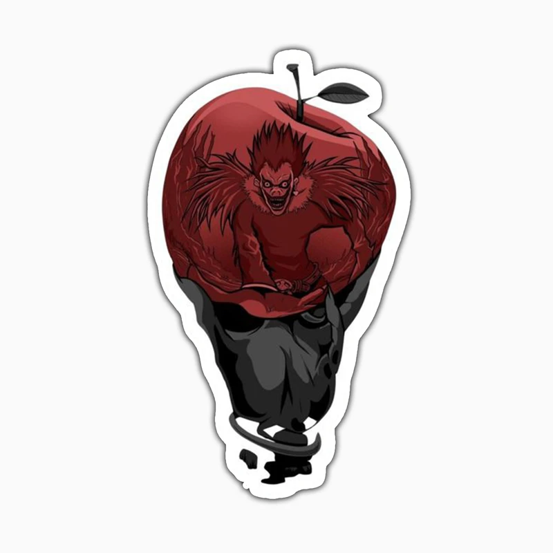 استیکر لپ تاپ و موبایل بووم طرح انیمه Deathnote مدل Apple کد MD66