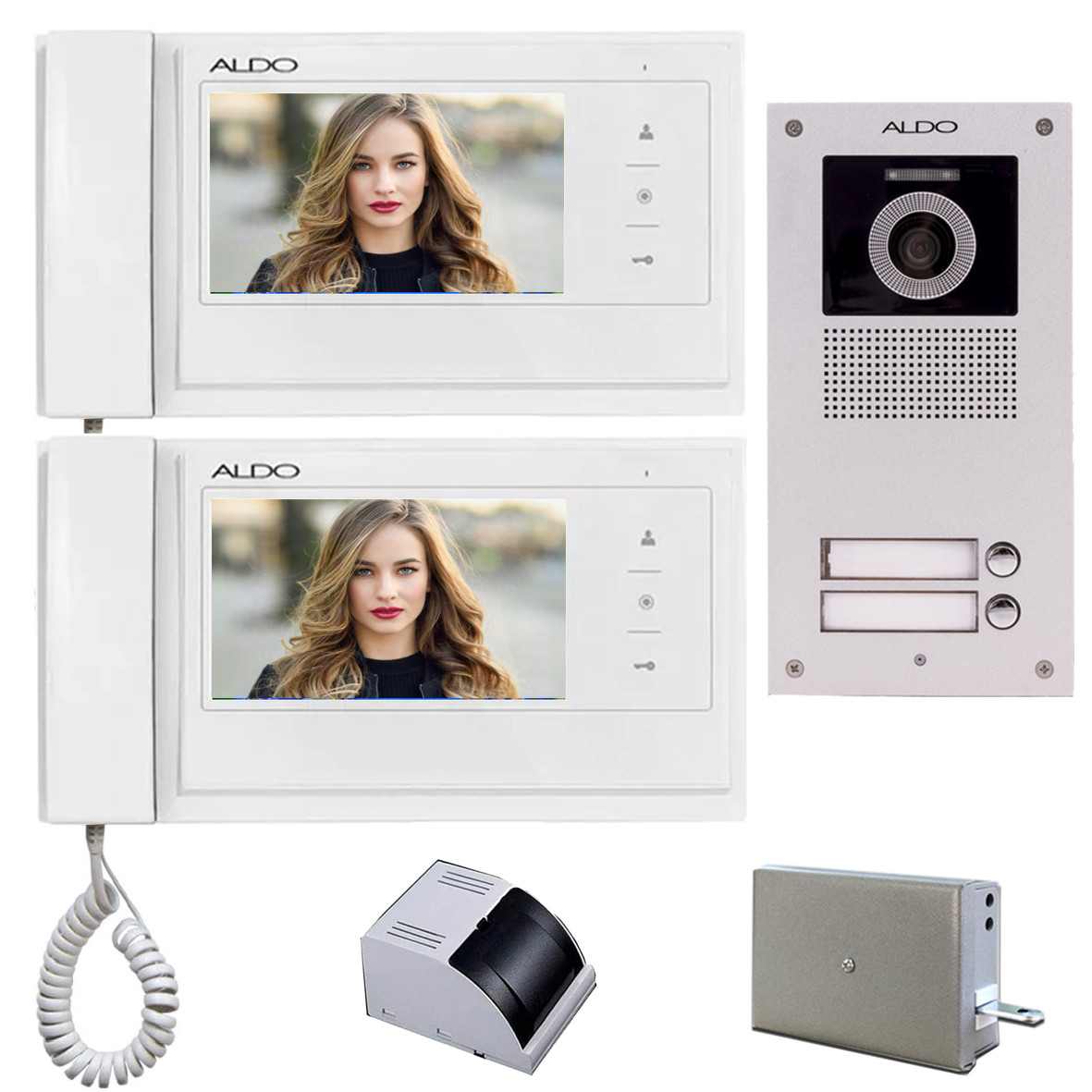 دربازکن تصویری آلدو مدل AL-2UDC/2/727/