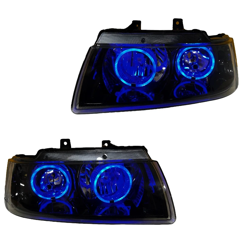 چراغ جلو خودرو گروه پژوهش صنعت مدرن مدل 3D-Ring-BL مناسب برای سمند بسته دو عددی