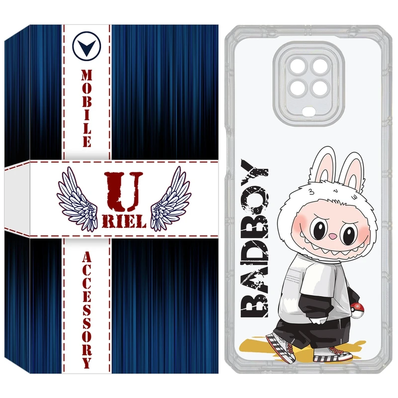 کاور یوریل مدل Clear کد 103 طرح لبوبو Labubu مناسب برای گوشی موبایل شیائومی Redmi Note 9S / Note 9 Pro / Note 9 Pro Max