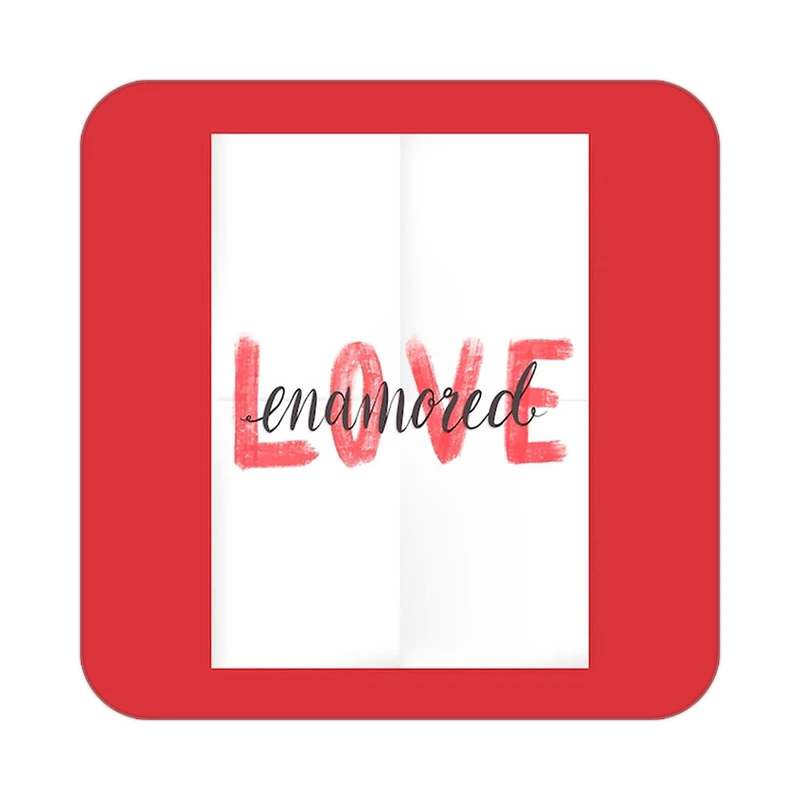 زیر لیوانی کاکتی طرح عاشقانه مدل mp40665