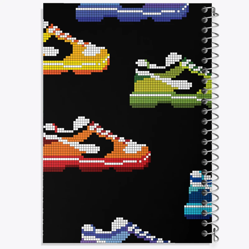 دفتر مشق 50 برگ خندالو طرح کتونی کد N1001