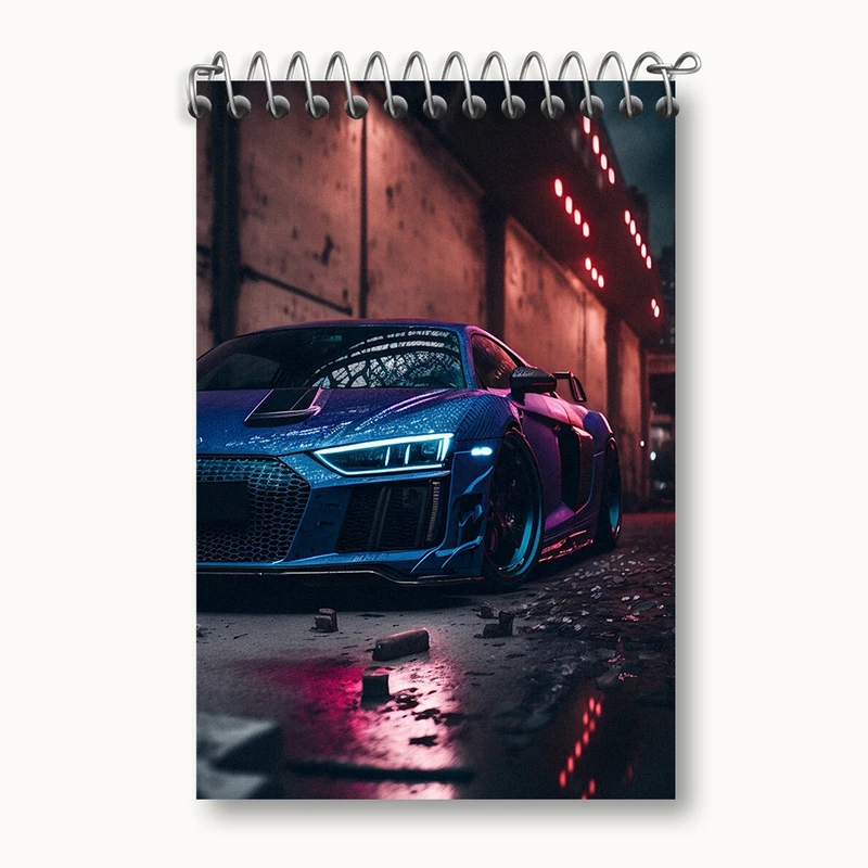 دفتر یادداشت 50 برگ خندالو مدل ماشین اسپرت کد F372