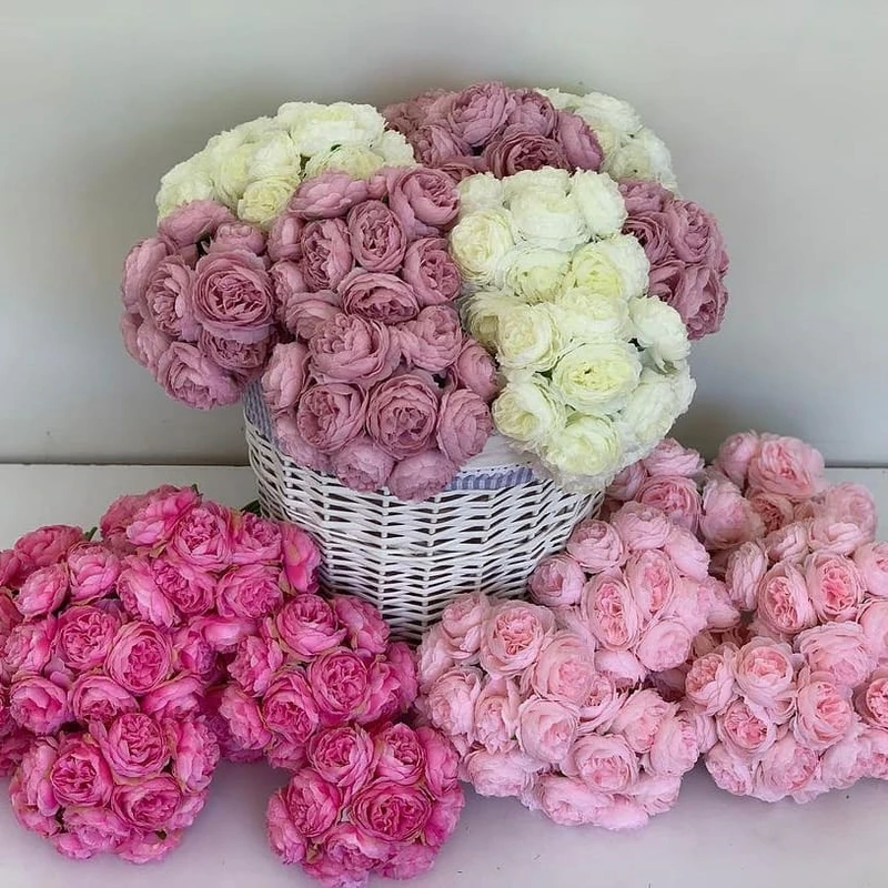 عکس شماره 6 : گل مصنوعی مدل دسته پیونی کد pa-1062