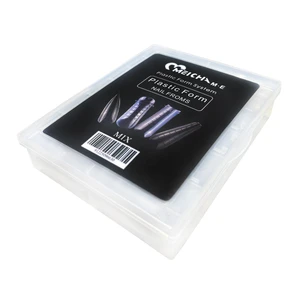 قالب کاشت ناخن میچا مدل mix بسته 120 عددی