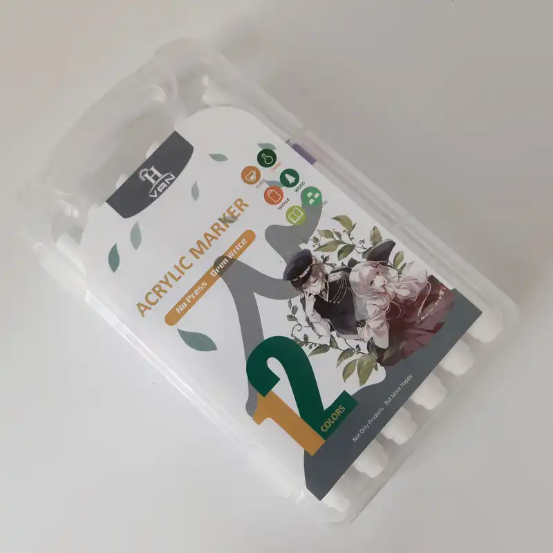 ماژیک چند منظوره مدل اکریلیک کد GA102 مجموعه 12 عددی