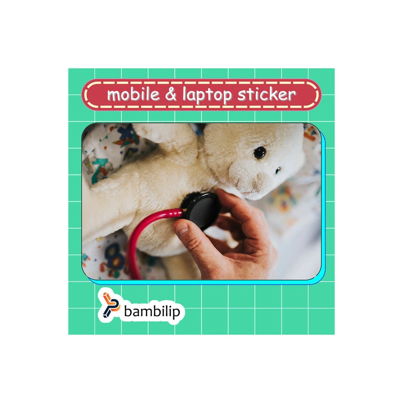 استیکر بامبیلیپ مدل کارت عابر طرح دکتر و پرستار کد 6343469