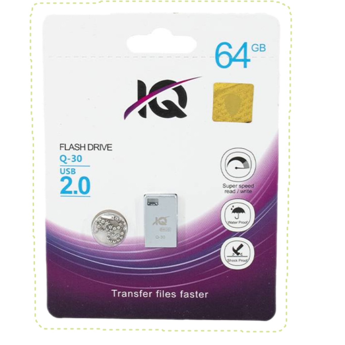 فلش ایکیو مدلQ_10 ظرفیت 64 گیگابایت با رابطUSB