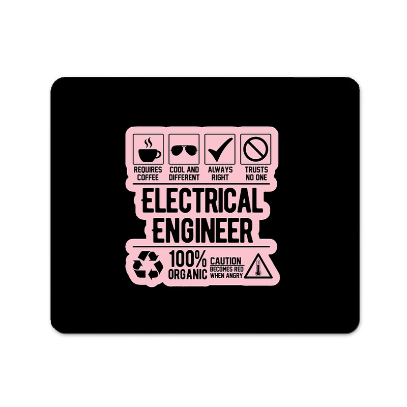 ماوس پد پاد آفرین مدل مهندس برق روز مهندس کد P751 سایز 19*24 سانتی متر