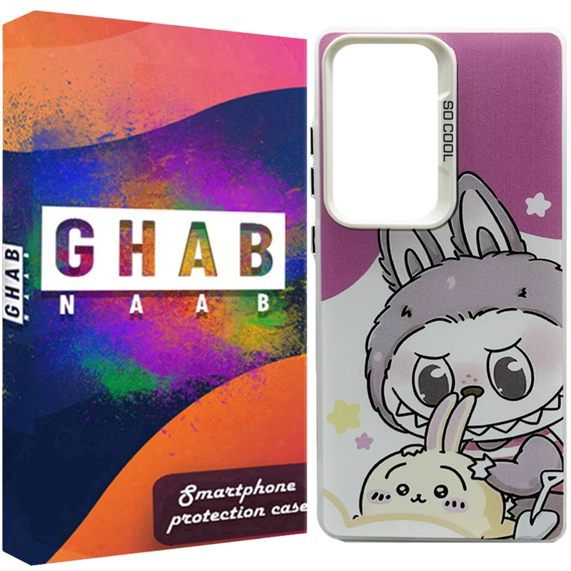 کاور قاب ناب مدل Socool طرح Labubu 05 مناسب برای گوشی موبایل سامسونگ Galaxy S25 Ultra